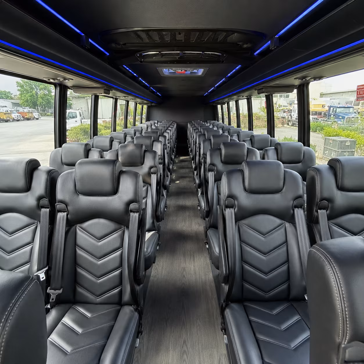 charter buses for grand junction vineyard and winery wedding weekends