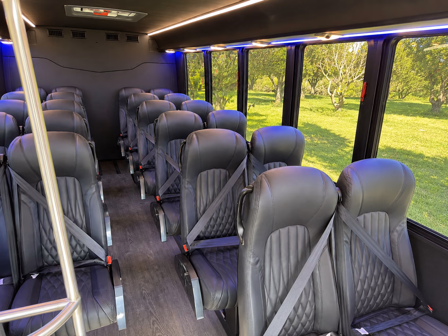 grand junction 15 passenger minibus interior