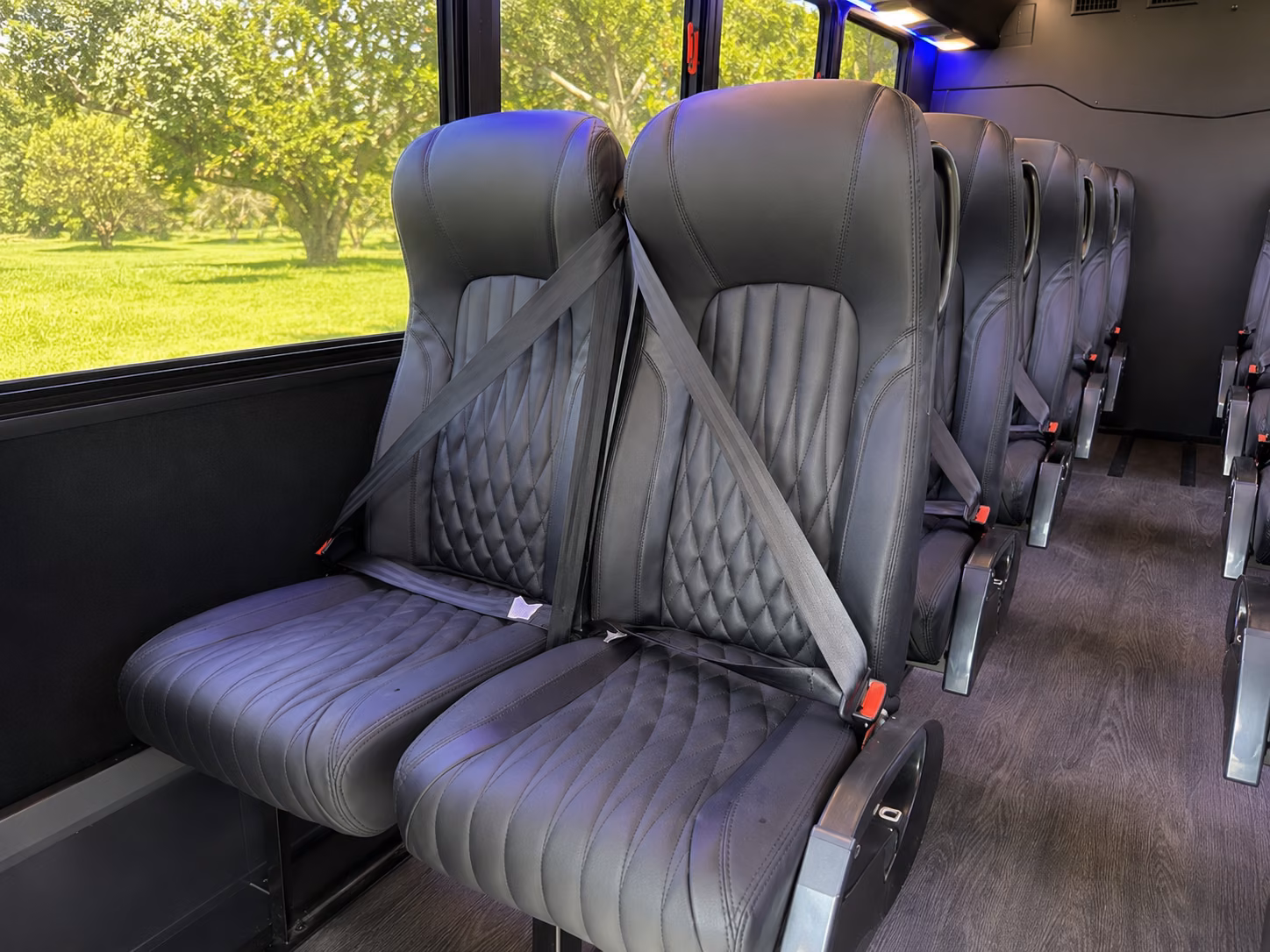 grand junction 18 passenger minibus inside