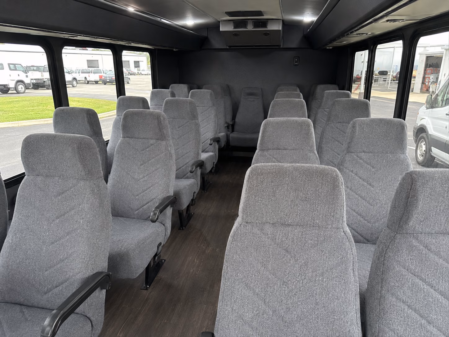 grand junction 18 passenger minibus interior