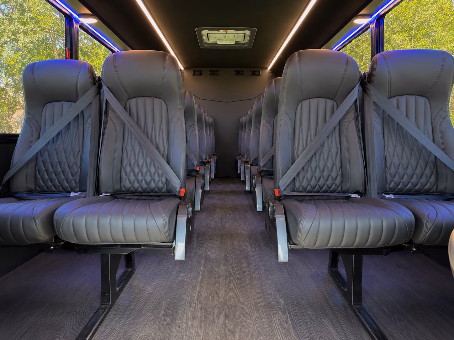 grand junction 20 passenger minibus interior