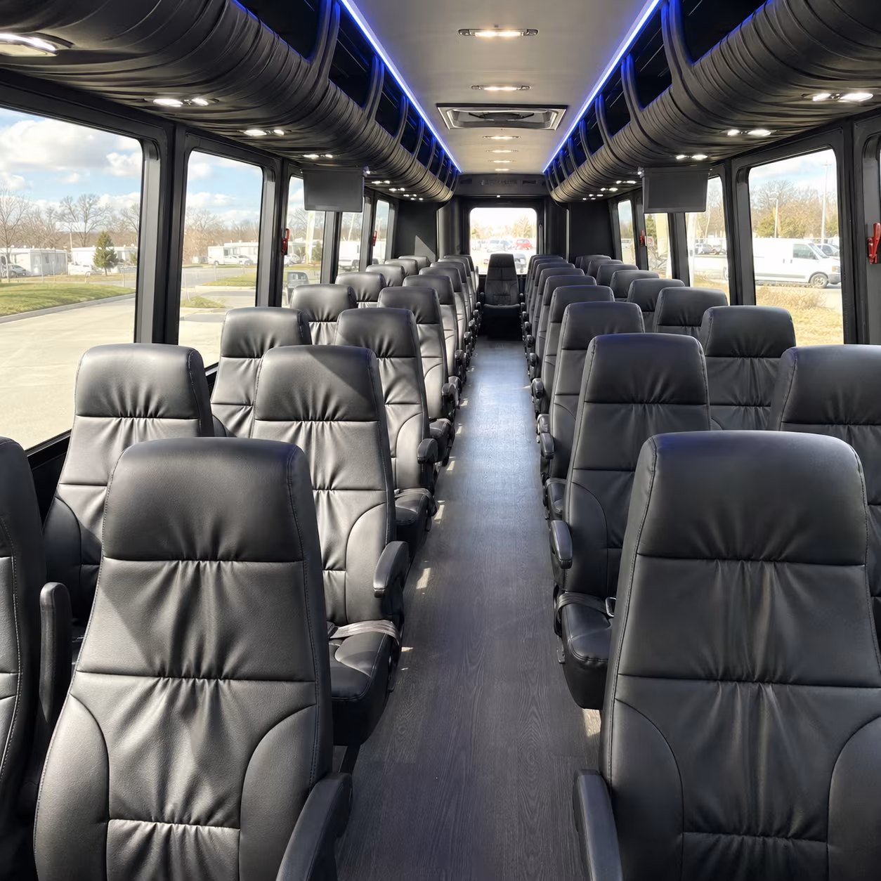 grand junction 25 passenger minibus inside