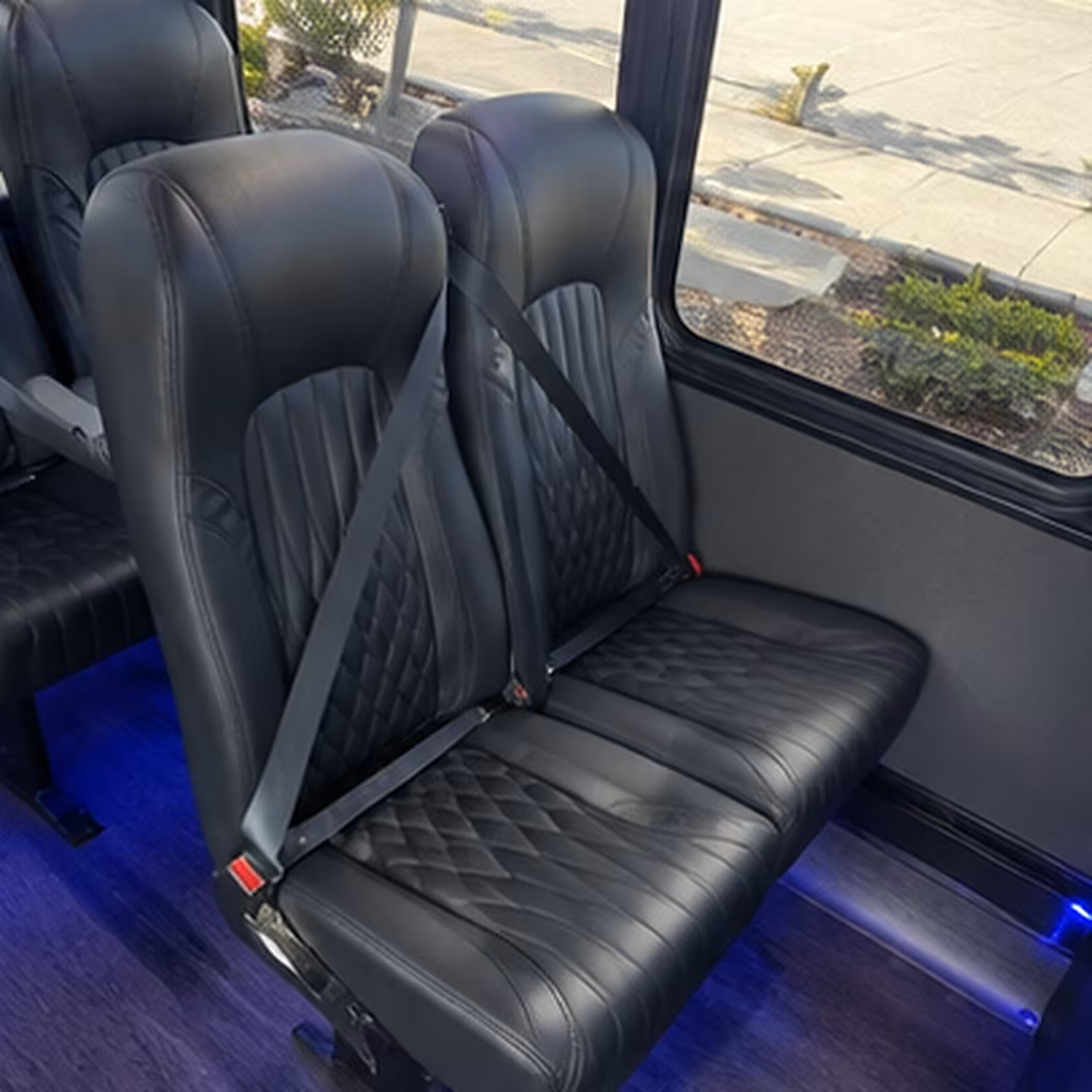 grand junction 25 passenger minibus interior
