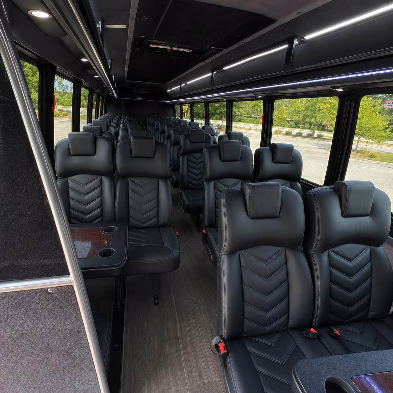 grand junction 30 passenger minibus interior