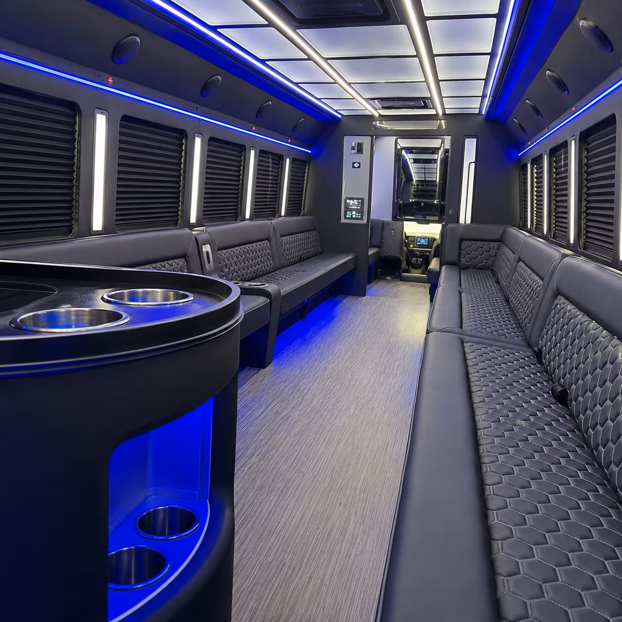 grand junction party bus interior