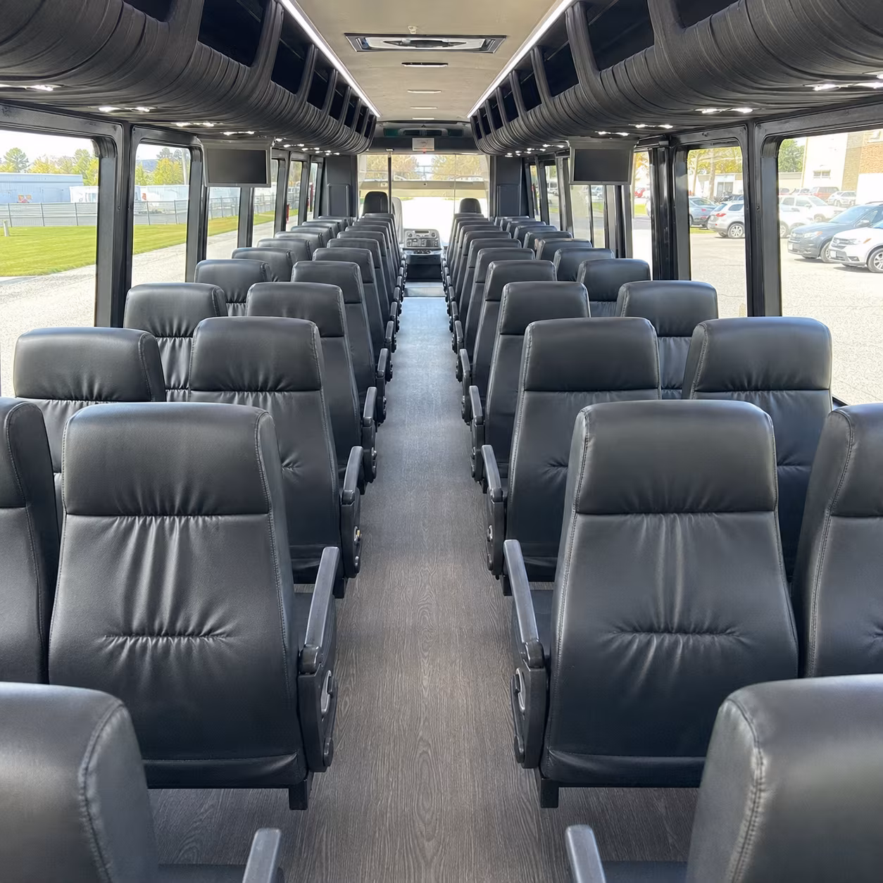 shuttle buses for grand junction wedding guests between hotels and venues